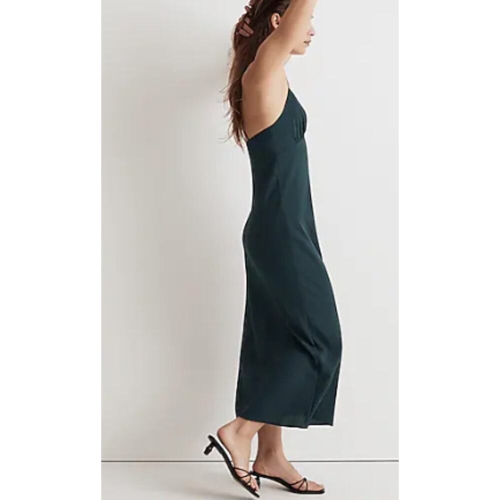 MADEWELL NWOT The Layton Midi Slip Dress Black Maxi - Picture 6 of 6